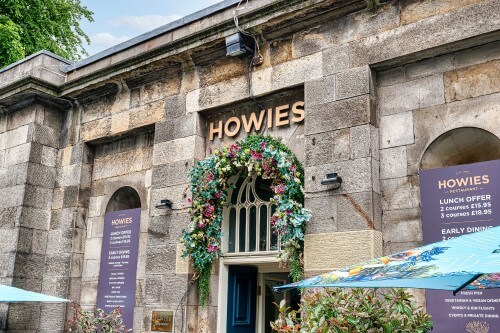 Exterior view of Howies Restaurant, Waterloo Place, Edinburgh