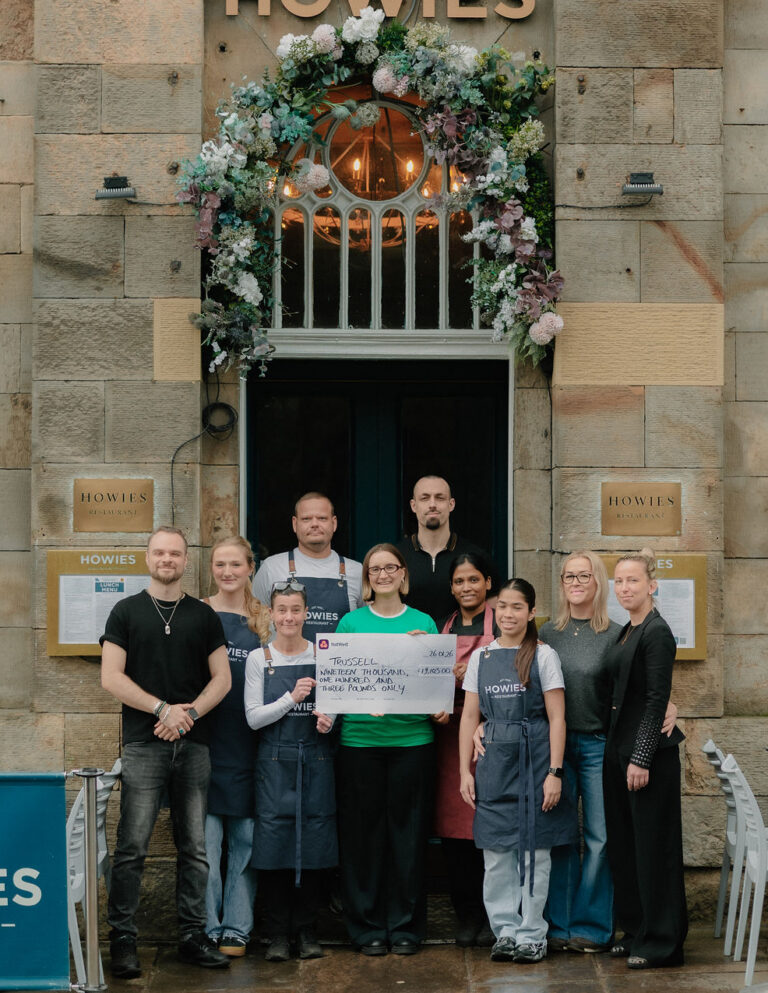Howies and Scotts  kitchen raise over £19,000 for Trussell