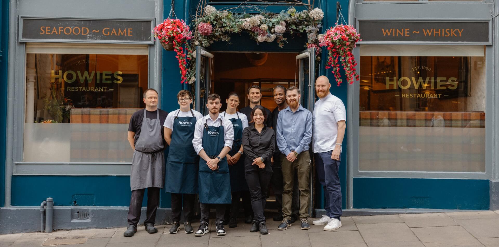 Some of our great team at Howies
