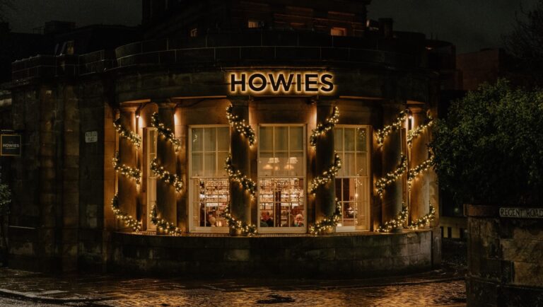 Christmas at Howies Restaurants, Edinburgh