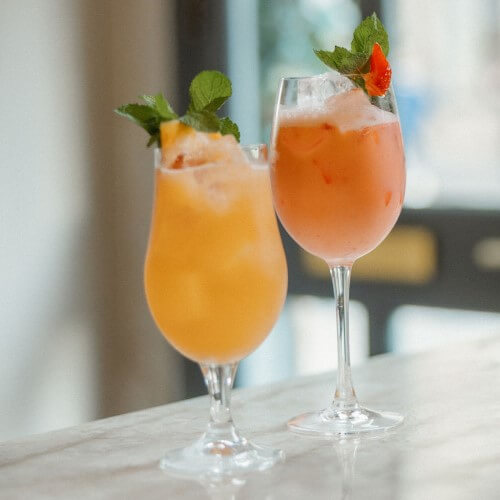 Drinks menu at Howies Restaurant, Victoria Street, Edinburgh