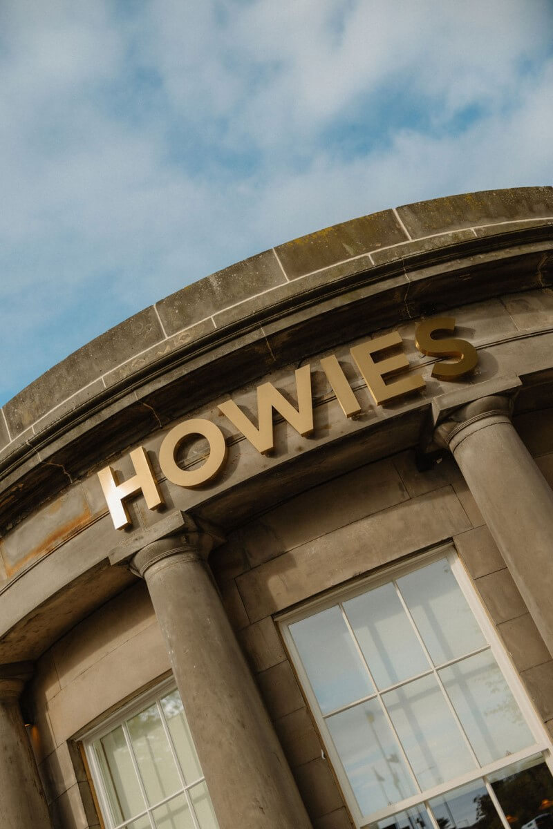 Exterior of Howies Restaurant, Waterloo Place, Edinburgh