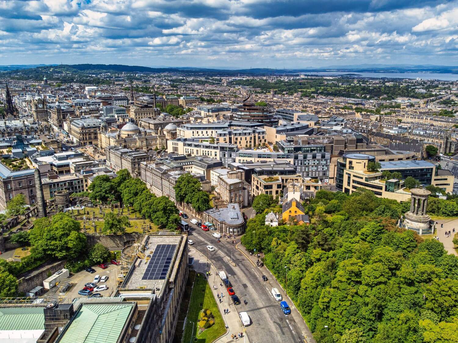 Howies Waterloo Place, Edinburgh from above