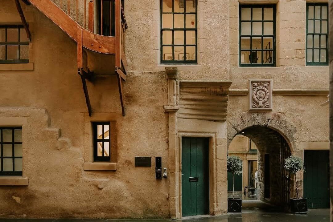 Exterior of Riddles Court, Edinburgh
