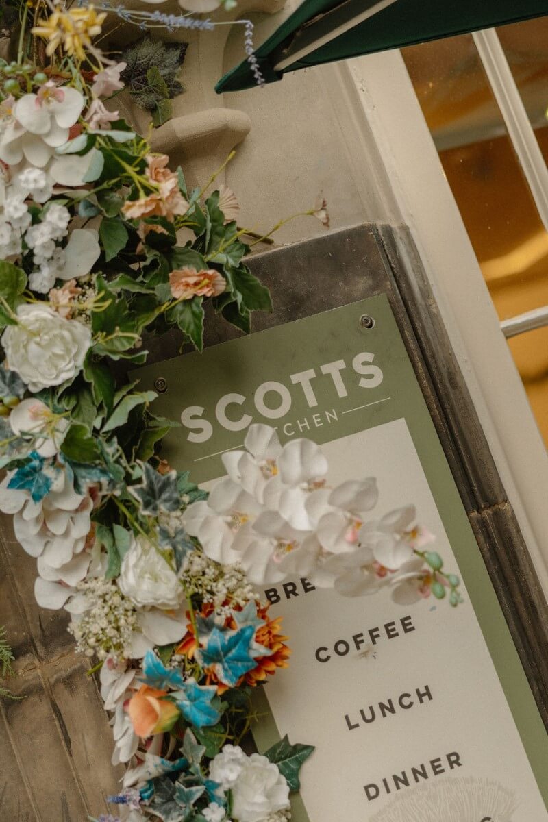 Exterior at Scotts Kitchen, Victoria Street, Edinburgh